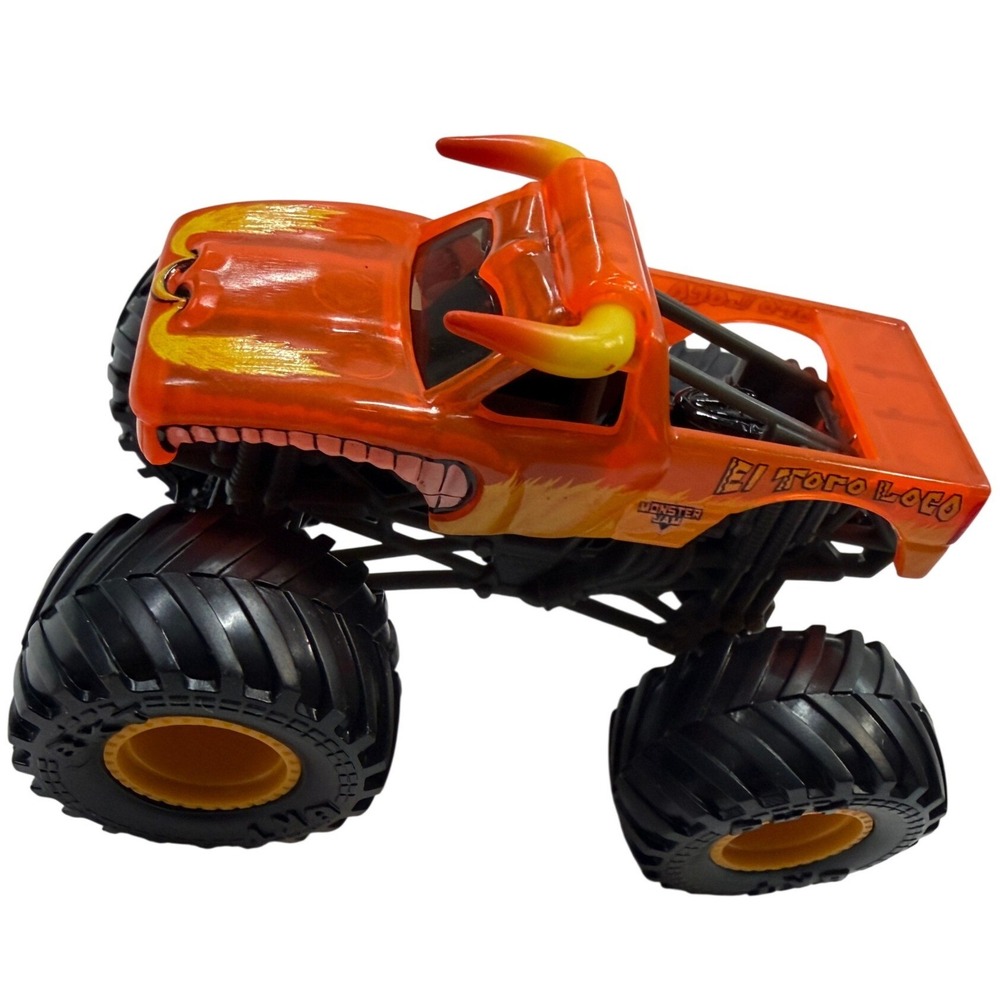 Monster Jam El Toro Loco Monster Truck Translucent Orange Die-Cast Toy Vehicle